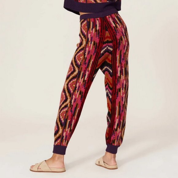 FARM Rio Multicolor Patterned Track Pants - Picture 5 of 12